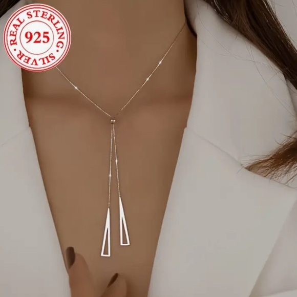 Jewelry - Sterling Silver Slide Adjustable Necklace